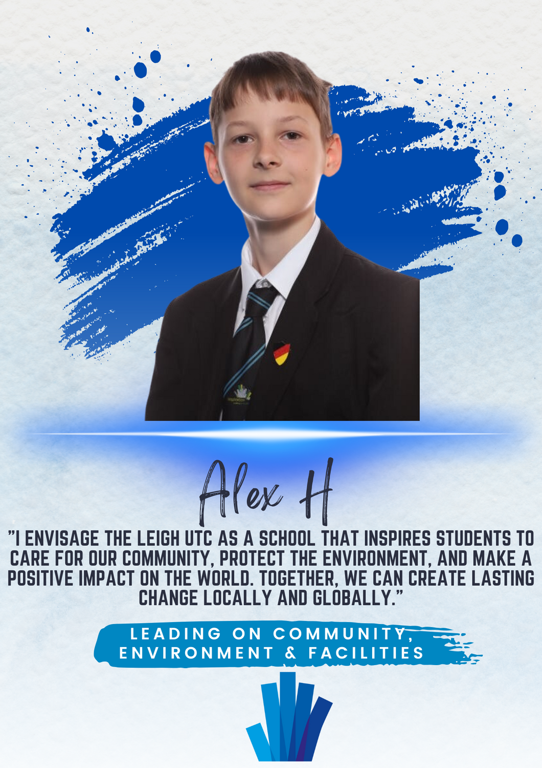 Alex H election poster