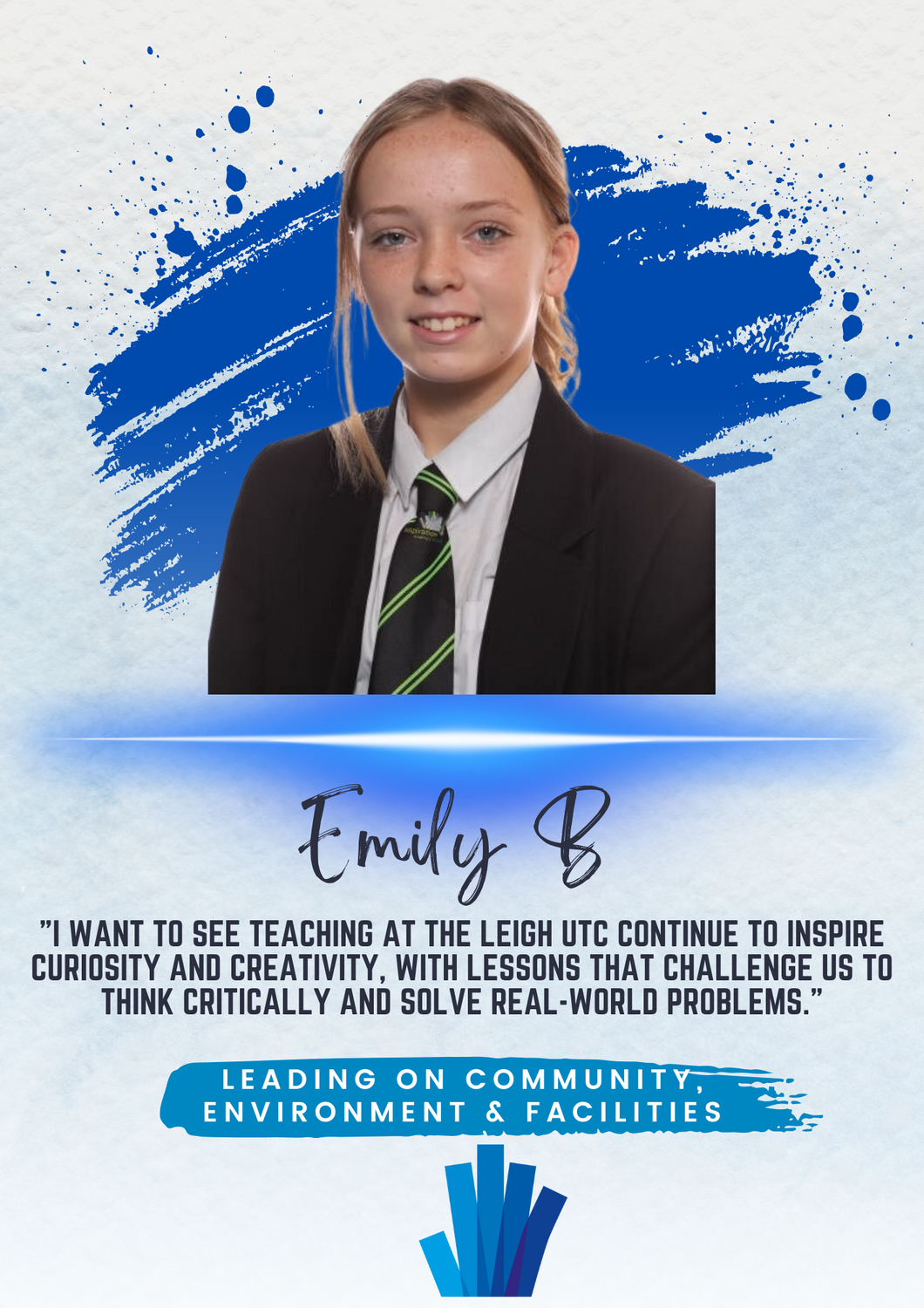 Emily B election poster